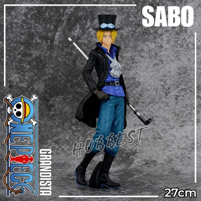 Action Figure ONE PIECE GRANDISTA SABO 27cm - Miniatur Pajangan Mainan Toy Topper ASL Ace Luffy
