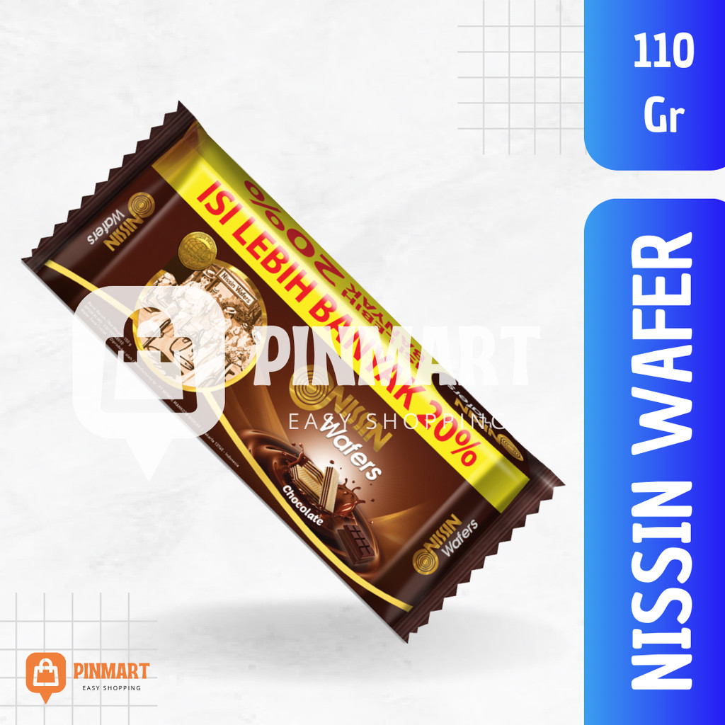 

NISSIN WAFER CHOCOLATE Coklat Milk Strawberry Peanut 110gr