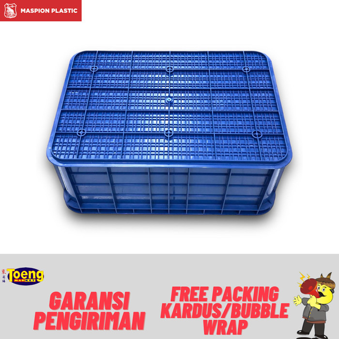 

KERANJANG INDUSTRI 61x43x25 BUNTU B-K110 MP / KRAT PLASTIK / KERANJANGDijamin Ori