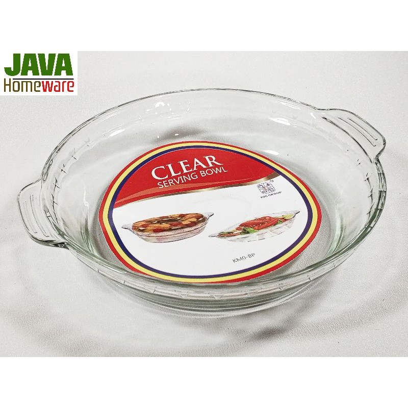 PIRING SAJI KACA CLEAR SERVING BOWL | PIRING KACA | MANGKOK SAJI KACA | PIRING SAYUR