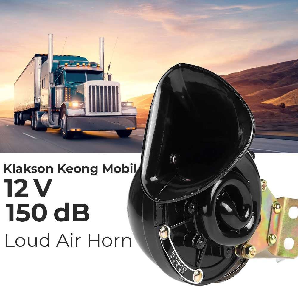 Naylastore4 KKMOON Klakson Keong Mobil Loud Air Horn 12V 150dB - DL34G