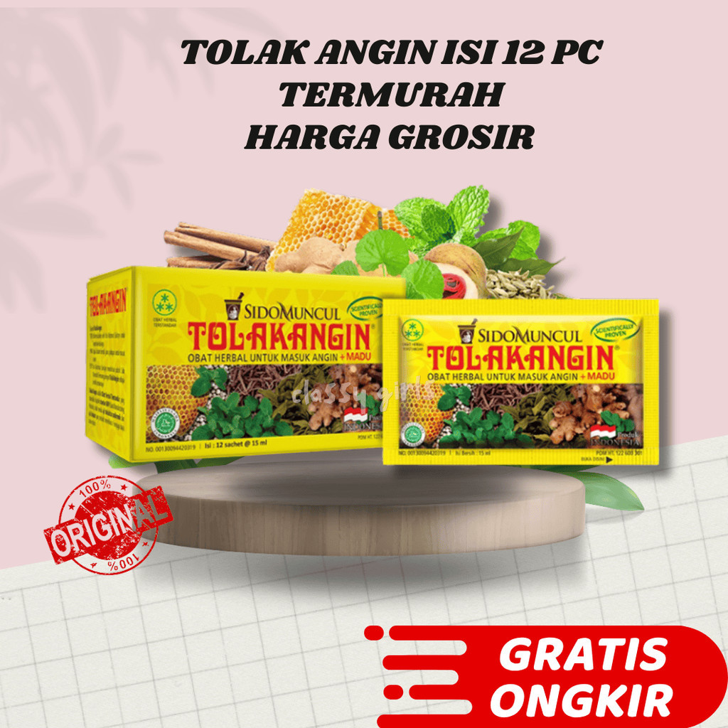 TOLAK ANGIN CAIR PLUS MADU 1 BOX ISI 12