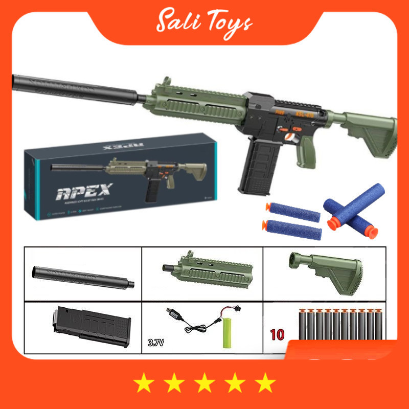 Mainan Murah Mainan Anak Tembakan APEX KSL-416 Mainan Tembakan Series Pubg Soft Gun bagus lucu awet