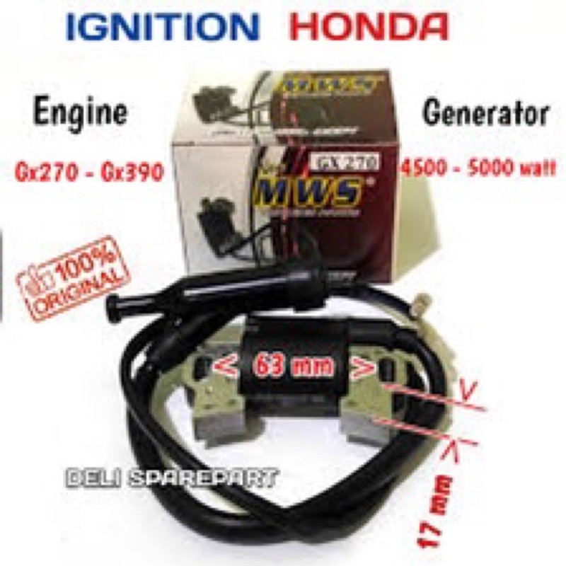 

Gx270 bagus Cdi Coil koil pengapian mesin pengerak honda china 9Hp 13Hp 15HP gx420 amplas