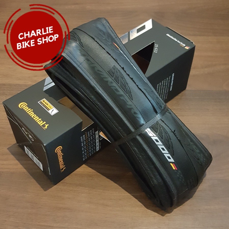 Ban Luar Continental Grand Prix 5000 GP5000 700c Clincher Black