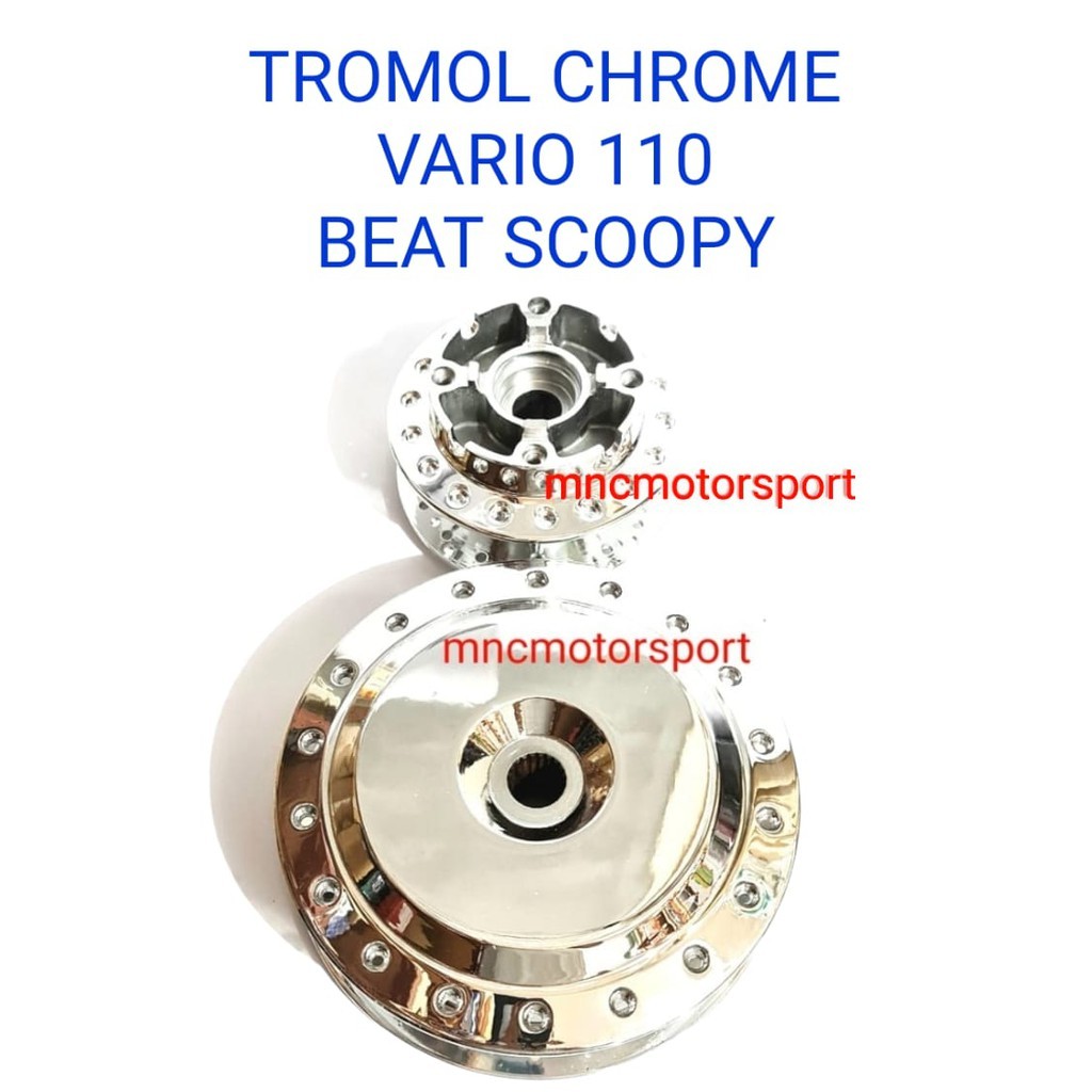 TROMOL CHROME VARIO 110 BEAT KARBU FI SCOOPY FI