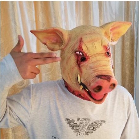 TOPENG Halloween BABI JIGSAW SERAM FULL LATEX