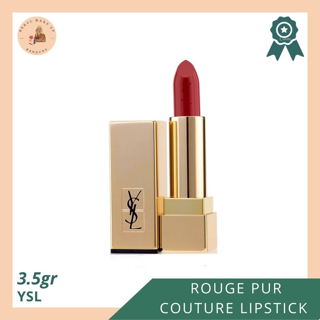 Lipstik YSL Rouge Pur Couture Lipstick Original Exp 2027 Fullsize Authentic FULLSIZE TESTER