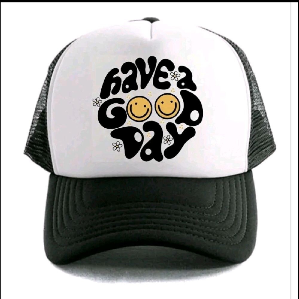 Topi Trucker TOPI JARING HV A GOOD DAY PREMIUM Aksesoris Fashion Anak Muda hat