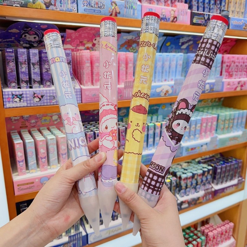 

6.6 Pensil Jumbo Kreatif Pensil Besar Baru Kartun Lucu Pensil