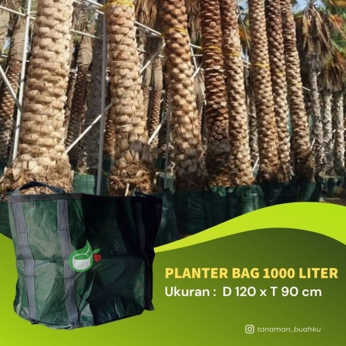 PLANTER BAG EASY GROW 1000 LITER POT TANAMAN POLYBAG BESAR JUMBO KURMA