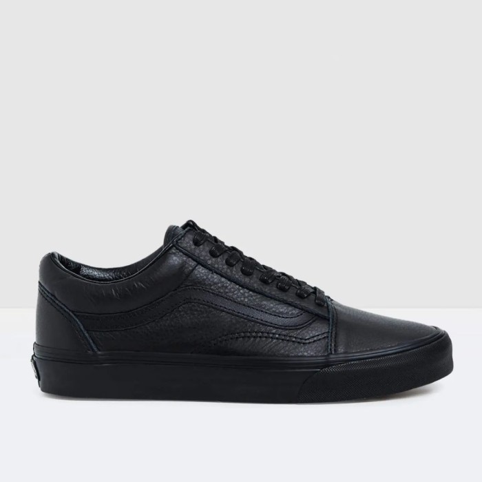 VANS OLD SKOOL LEATHER FULL BLACK ORIGINAL