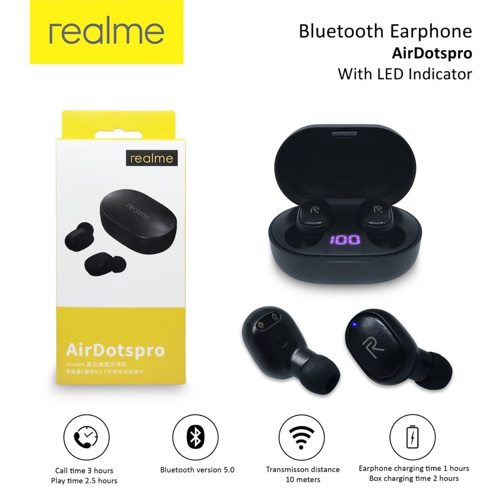 HANDSFREE/HEADSET/HF TWS  BLUETOOTH AIRDOTS REALME