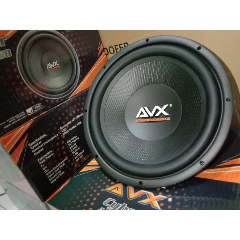 Subwoofer AVX Cyber AC-1268 12" Double coil
