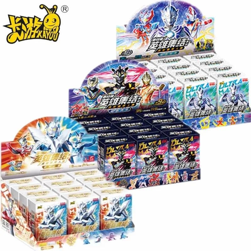 KAYOU Ultraman Card Ultraman Z Zero Rubber Doll Model Rare Cards Figure Anime Game Hobby Gifts Toys 