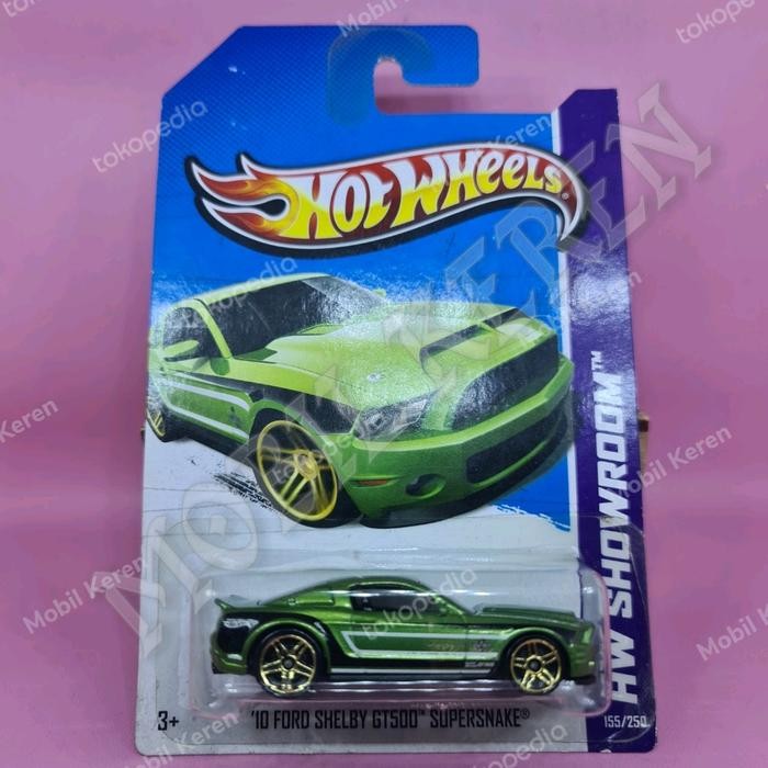 pee99 Diecast Hot Wheels HW Workshop 10 Ford Shelby GT500 Supersnake Green