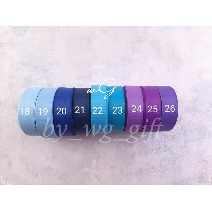 

Pita Grossgrain - Polos C ; Panjang 20 yards, Mix Colour and Size