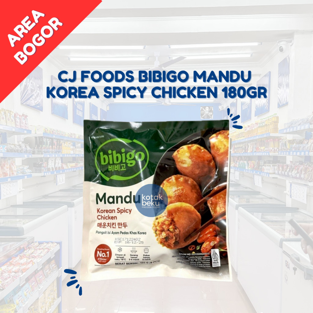 

CJ FOODS BIBIGO MANDU KOREA SPICY CHICKEN 180GR