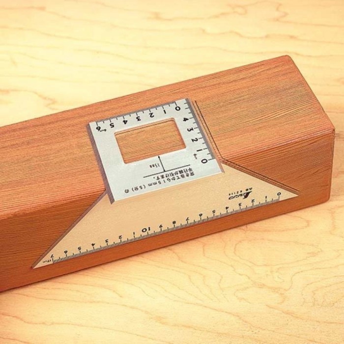 

SHINWA 62114 Penggaris Siku Trapesium Aluminium Mitre Gauge Trapezoid