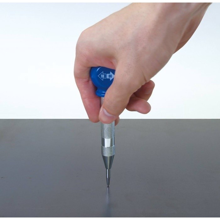 

SHINWA 77317 Alat Pembuat Marking Titik Tengah Bor Auto Punch Hammer with Anti-Rolling Grip M