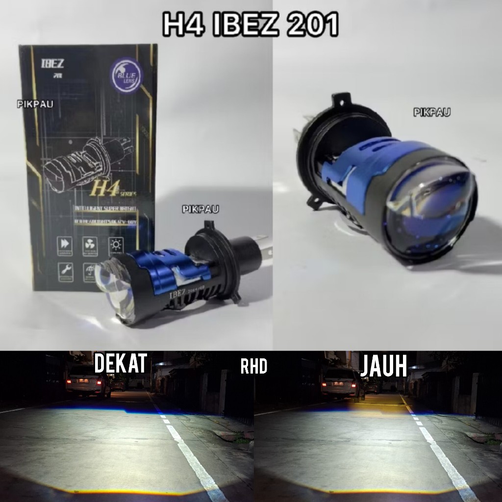 IBEZ Lampu Utama BILED H4 201 Dengan Kipas Pendingin