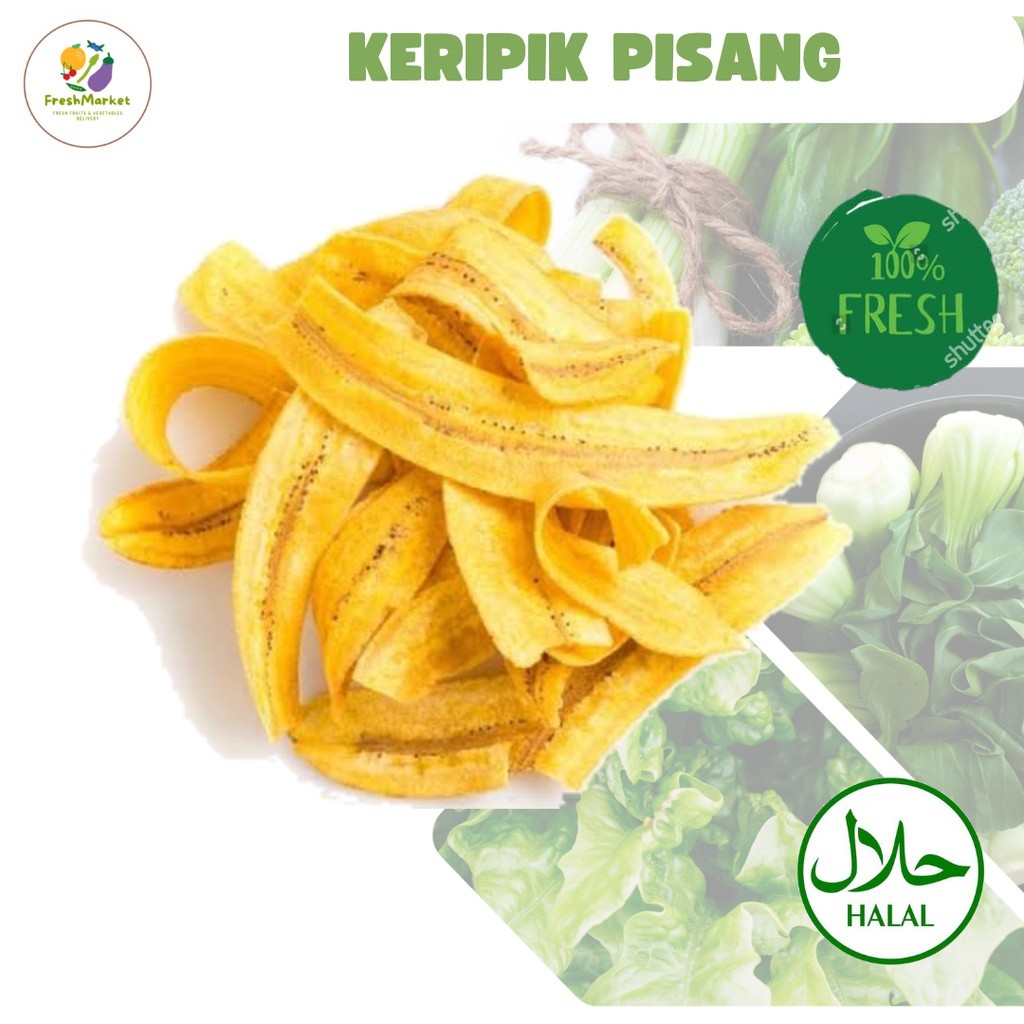

Keripik Pisang Gurih 250 Gram Sayurinstant