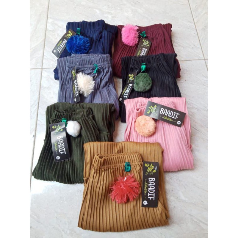 ROK PLISKET ANAK POM POM USIA 8-9 TAHUN //BAWAHAN ANAK PEREMPUAN TANGGUNG