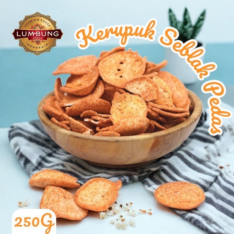 

Camilan Snack Kerupuk Seblak Pedas 250G Bikin Nagih