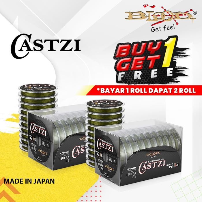 SENAR PANCING PE BLOOD CASTZI 100 M