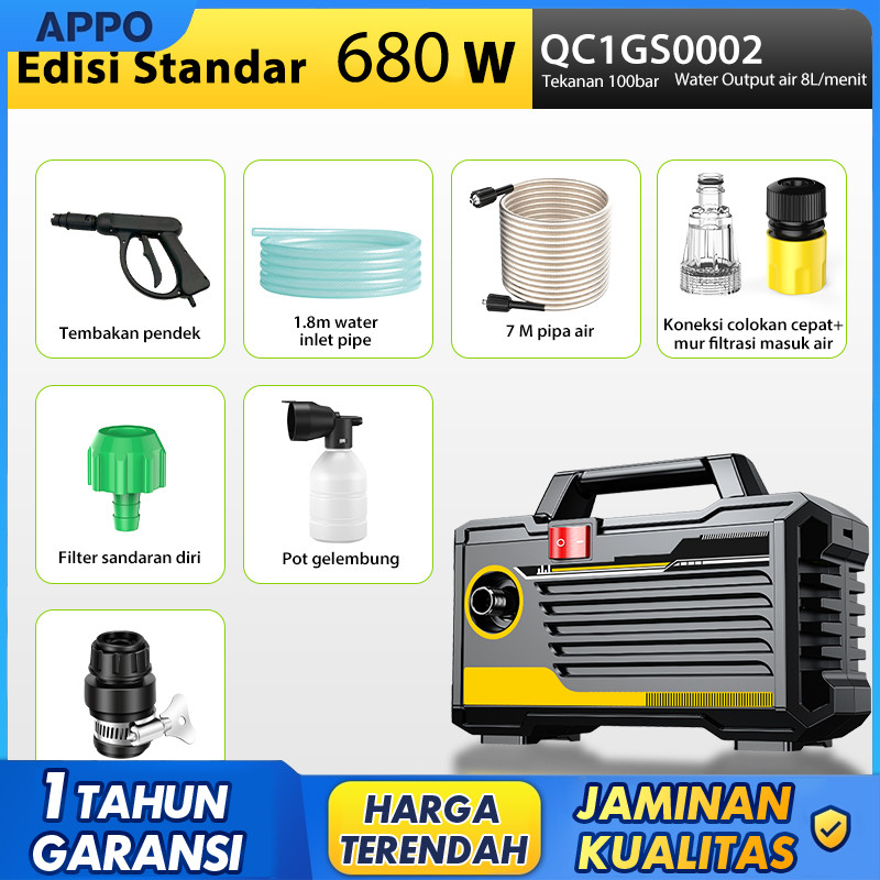 [COD] 680W Alat Steam Cuci Motor & Mobil Jet Cleaner Mesin Cuci Mobil Motor High Pressure Washer Ala