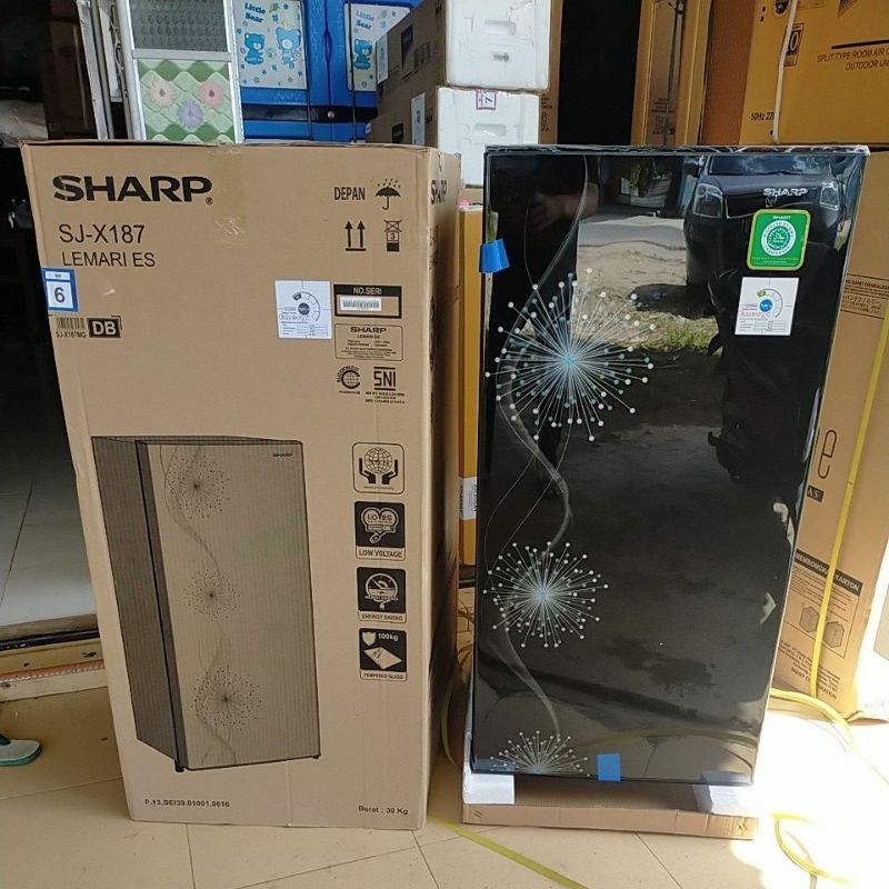 SHARP Kulkas 1 Pintu SJ 167MG / 187MG / 197MG Lemari Es/ SJ-X167 SJ-X187 SJ-X197 SJX SHINE