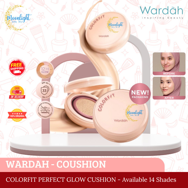 RK90 Wardah Colorfit Perfect Glow Cushion SPF 33 PA++ Tahan Lama Hingga 12 Jam