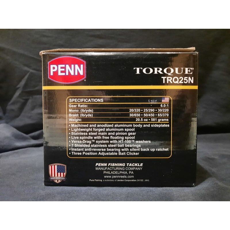Reel pancing PENN TORQUE 25N Star Drag Overhead BEST SELLER TERLARIS TERMURAH
