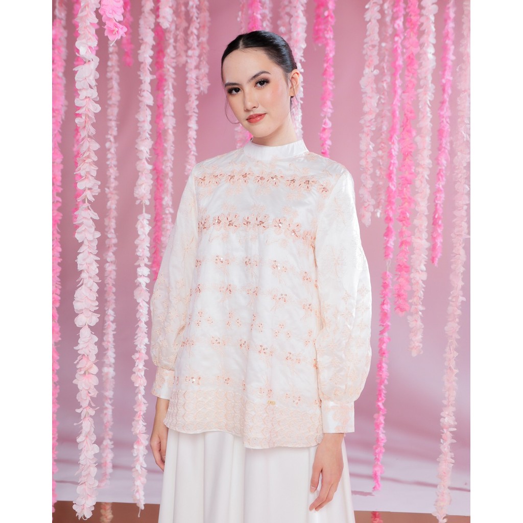 Muda Official Camani Blouse - Salmon