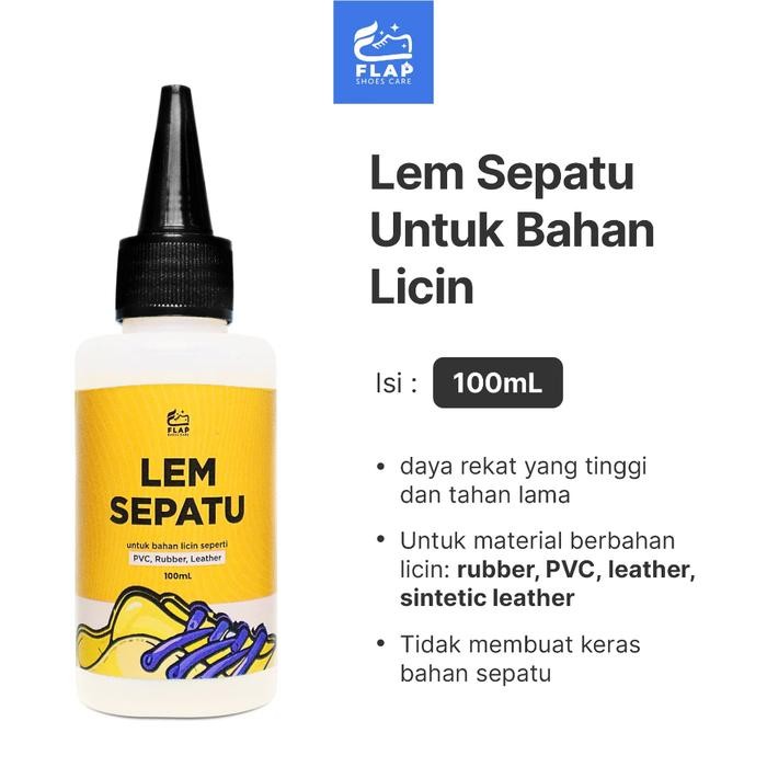 br e Lem Sepatu Super Kuat Original Karet Tahan Air Canvas Flap Shoes Care - Lem Kuning