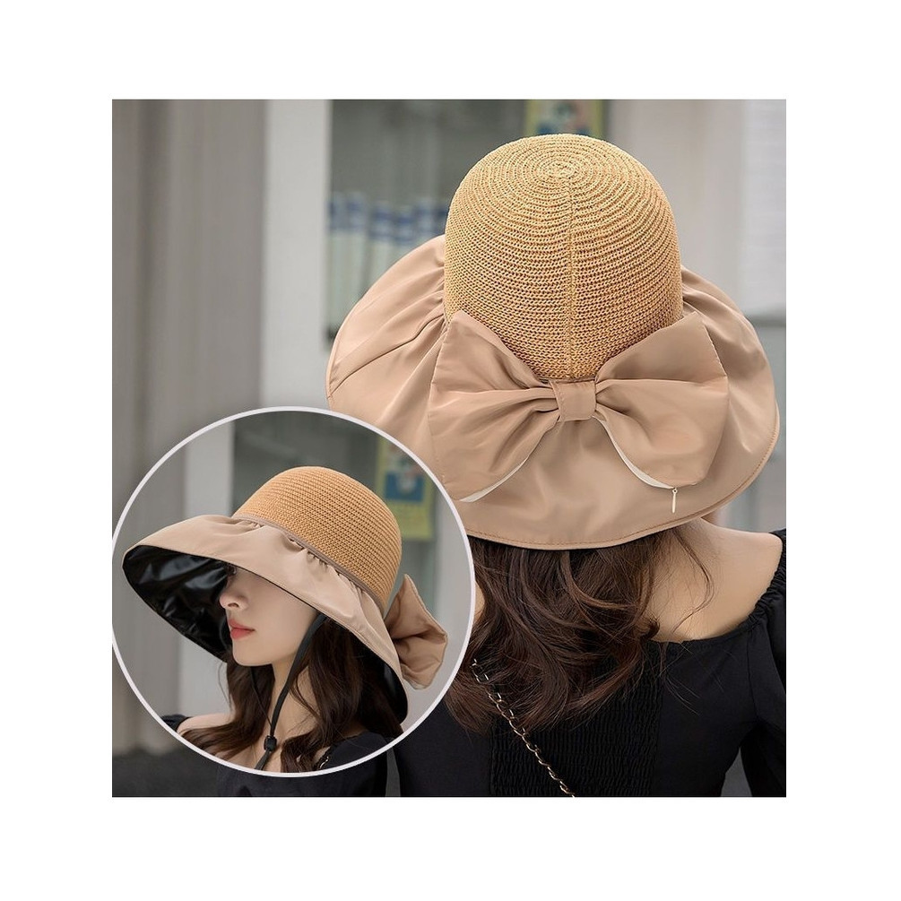 TOPI PANTAI VISOR LIPAT WANITA LEBAR / TOPI PANTAI ANTI UV / TOPI PANTAI KECE / TOPI PANTAI VINTAGE