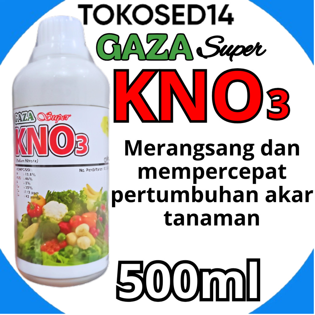 KNO3 cair kalium nitrate free cloride 500 ml kno cair pupuk kno putih KNO putih