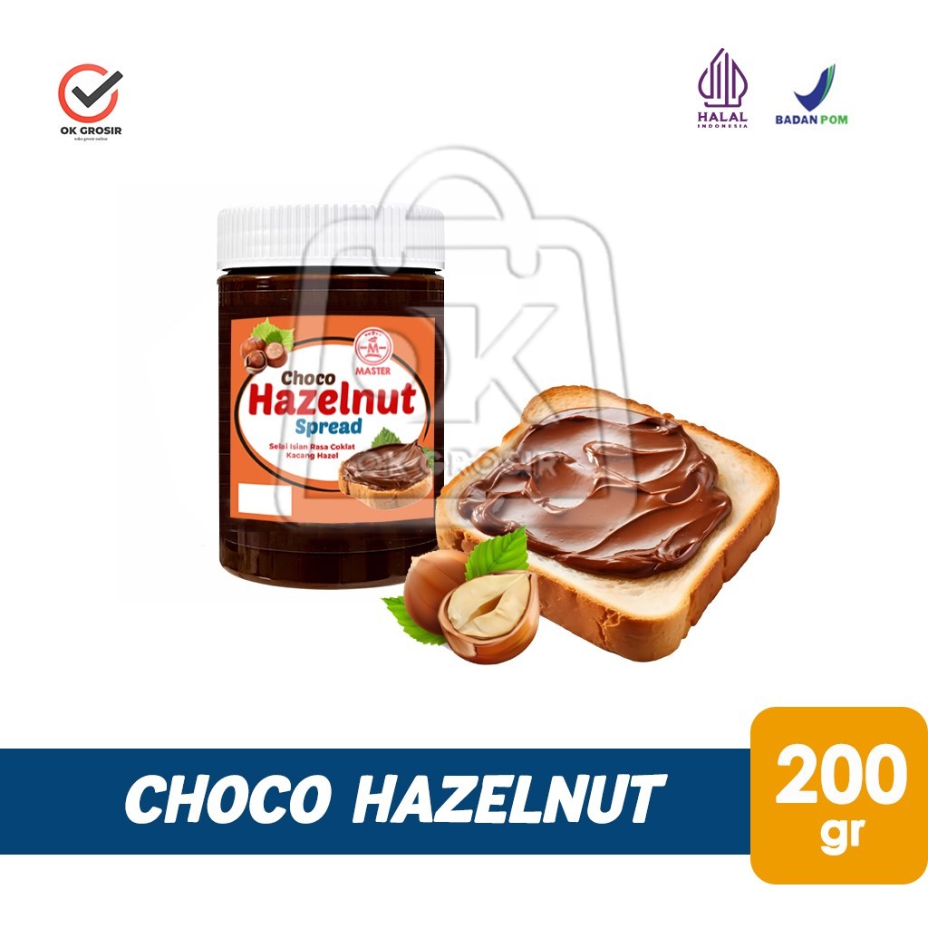 

Selai Coklat Choco Hazelnut Spread Chocolate Olesan Roti (Botol 200gr)