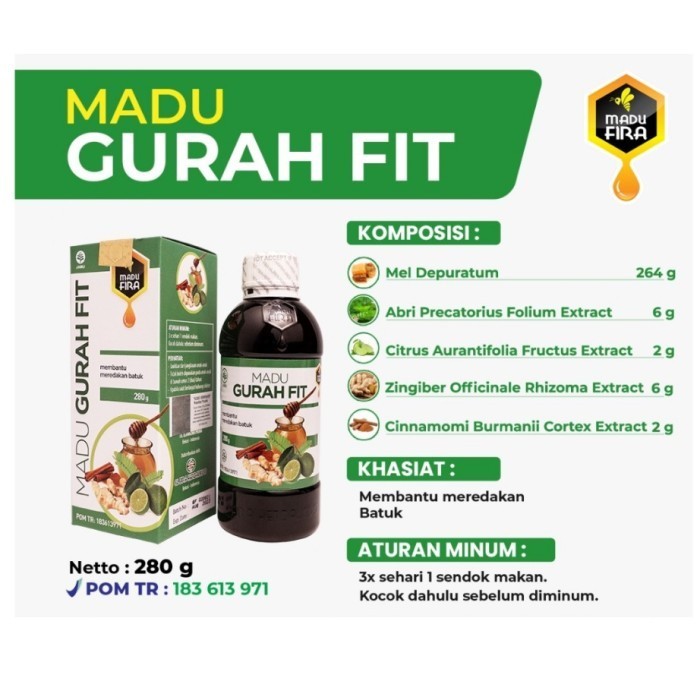 

Madu Gurah Fit 280 gram termurah