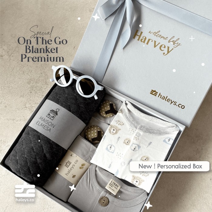 

Best Seller Hampers Baby Super Premium Special On the go blanket Maison Elmesa - Grey