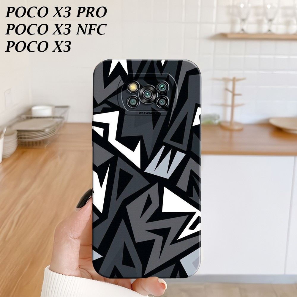 Softcase Hp Poco X3 NFC - Poco X3 Pro Fashion Case Murah Berkualitas Softcase Lentur - Aksesoris Han