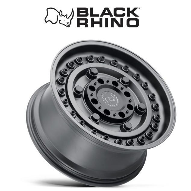 5pcs Velg ORI Black Rhino ARMORY 17x9.5 5h 127 / 139.7 ET-18 GunBlack Ring 17 R17 lebar 8,5 inci Bla