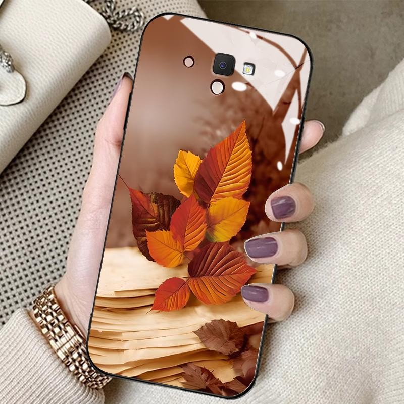 Hard Case Kaca Kaca For Samsung J7 Prime J4 Plus J6 Plus J7 2017 J7 Pro On7 2016 F02s F04 F12 F22 Ca