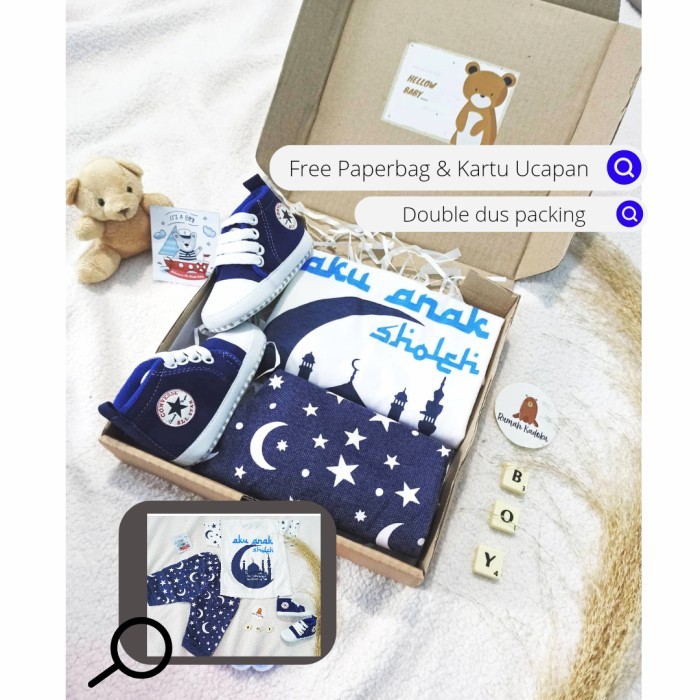 

New baby hampers kado bayi boy - Anak Sholeh