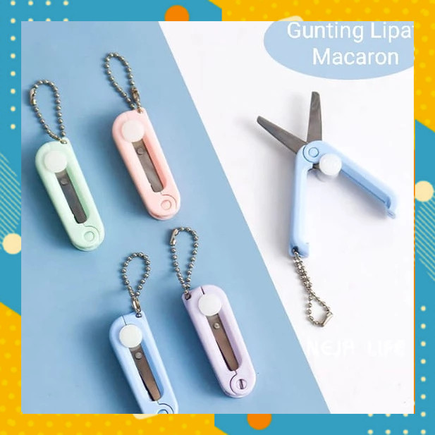 

Gunting Lipat MINI MACARON Pemotong Alat Potong Kertas Warna Tulis Lucu Sekolah Kantor Travel SC7336B0