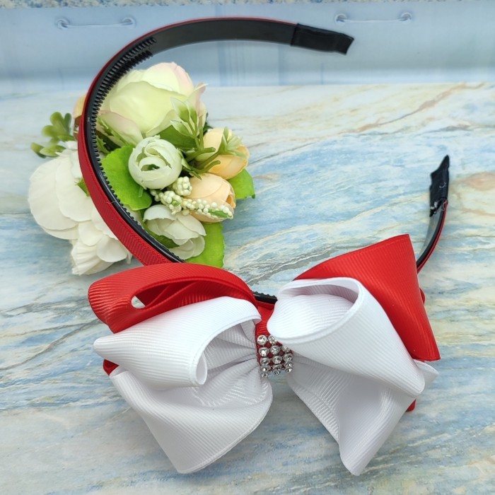 MURAH✨ - Bando Merah Putih, Pita Rambut Merah Putih, Jepit rambut Merah Putih