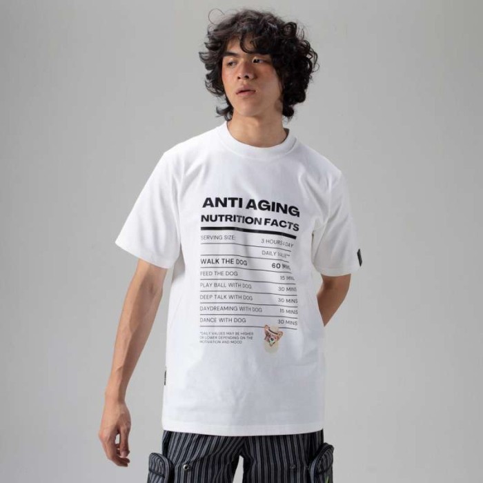 Adrie Basuki Anti Aging White Tshirt White