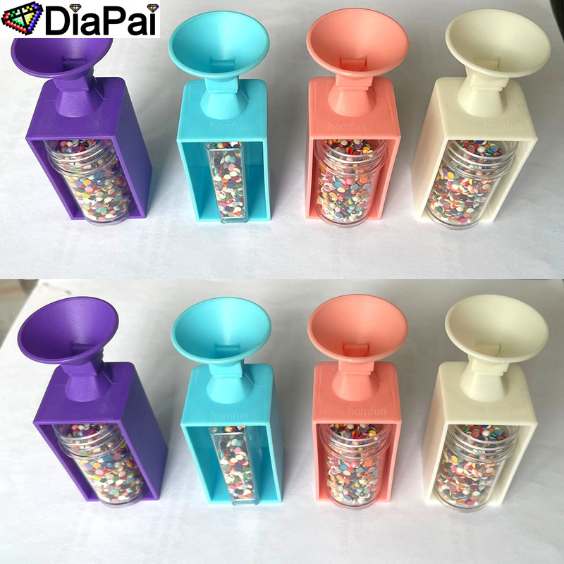 

Drills Funnel for Square Round Container Box, DIY 5D Painting Diamonds Art Tool Accessories, Precise Easy-to-Use Tools