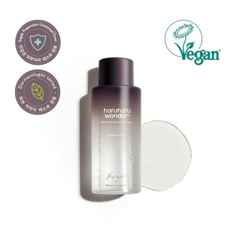 HARUHARU Wonder Black Rice Hyaluronic Unscented Toner 150ml