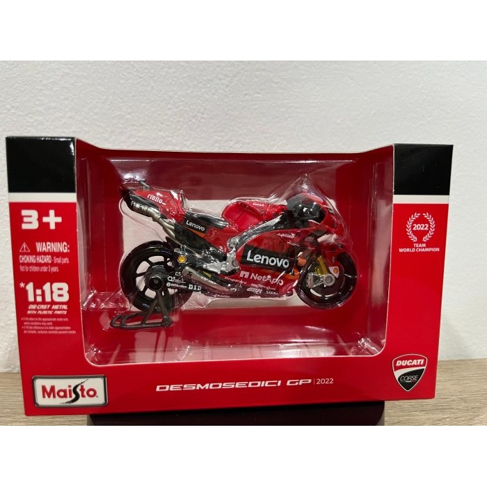 Maisto MotoGP DUCATI Desmosedici Lenovo Team Skala 1 : 18